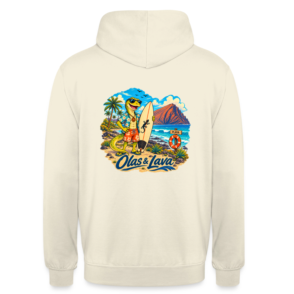 Sudadera Lago - Olas & Lava | El Lagarto Surfista - vanilla