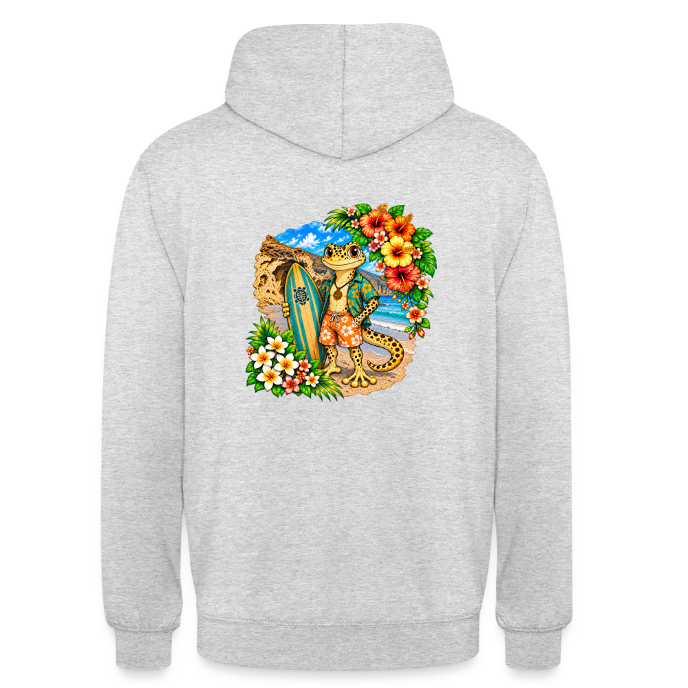 Sudadera Piko - Olas & Lava | El Perenquén Surfista - light heather grey