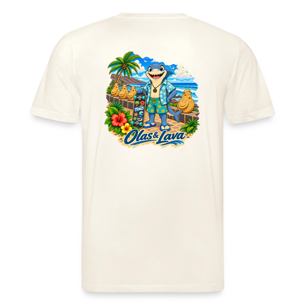 Camiseta Tino Surfer - Edición Canaria | Unisex Premium - natural white