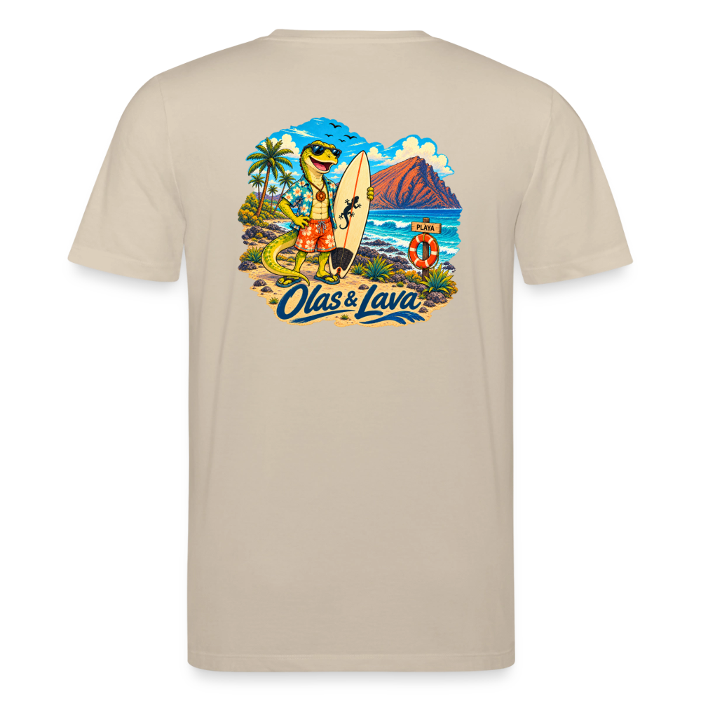 Camiseta Lago Surfer - Edición Canaria | Unisex Premium - beige