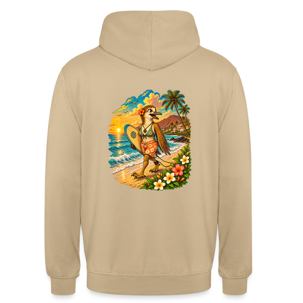 Sudadera Naya - Olas & Lava | La Pardela Surfista - beige