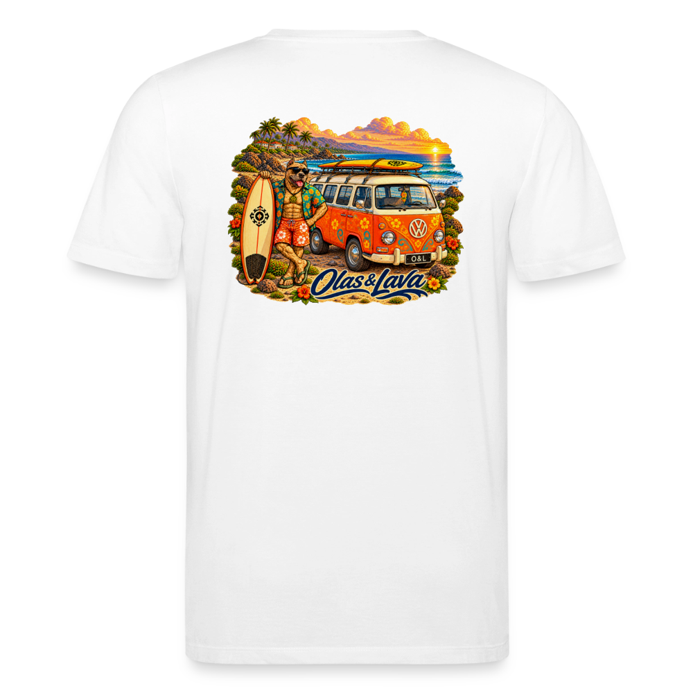 Camiseta Brado Surfer - Edición Canaria | Unisex Premium - white